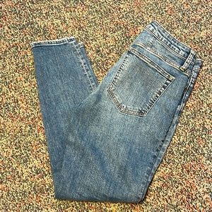 Silver Cropped Jeans